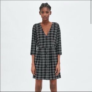 Zara Plaid Dress